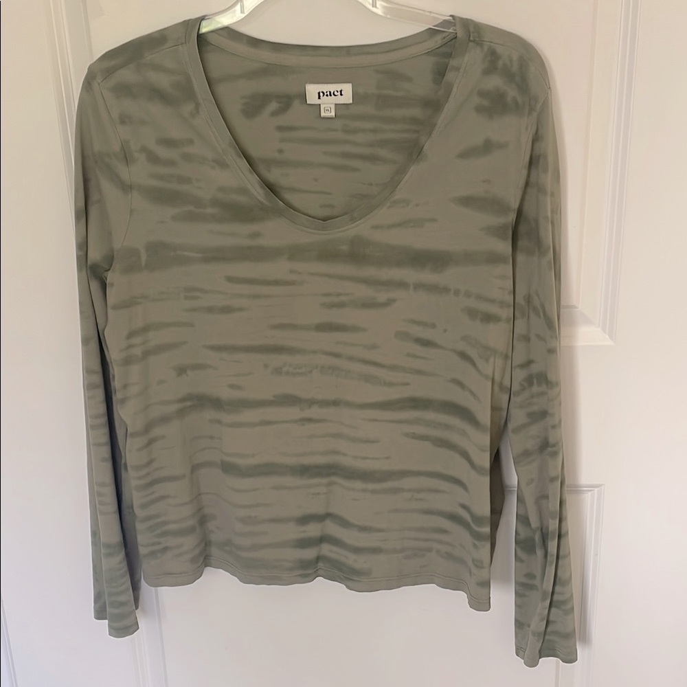 Pact Organic Cotton Tie Dye LS Tee XL